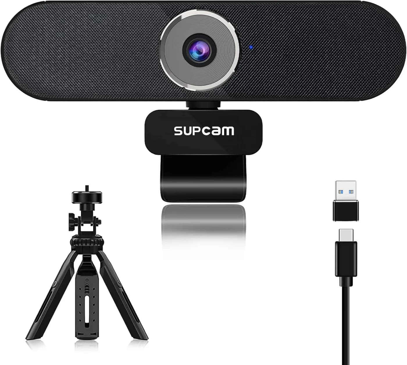 DAHUA 4K UHD Webcam, AI Auto Framing, Gesture Control 3X Zoomable, USB Webcam with Microphone for Desktop, Streaming Web Cam with Speaker