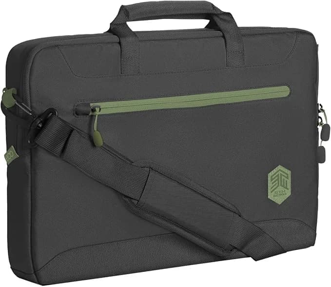 STM Minimal 16” Black Laptop Sleeve,
